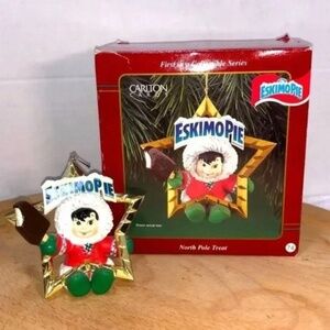 Carlton Cards Christmas Ornament Heirloom Collection North Pole Treat CXOR-091Y